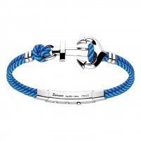 Zancan Bracelet Silver Steel Ship Cable EXB918-01