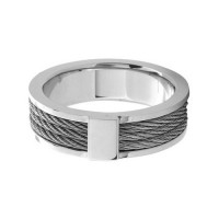 Inox Stainless Steel Three Cable Ring