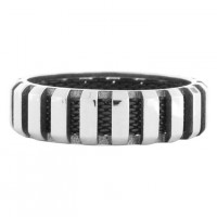 Inox Ring Mesh Background & Steel Raised Slashes