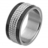 Inox Men's Stainless Steel Stud Pattern