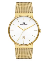 Danish Design Gold Color Mesh Band Stainless Steel Men's Watch