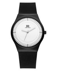 Danish Design Black Rubber Band Stainless Steel Men's Watch