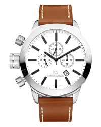 Danish Design Brown Leather Band Chronograph Men's Watch