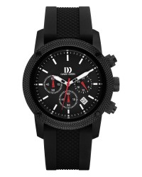 Danish Design Rubber Band Stainless Steel Chronograph Men's Watch