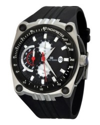 Danish Design Rubber Band Stainless Steel Chronograph Men's Watch