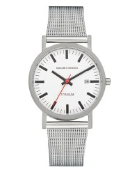 Danish Design Silver Color Mesh Band Stainless Steel Men's Watch