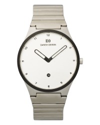Danish Design Silver Stainless Steel Men's Watch