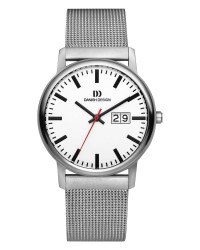 Danish Design Silver Titanium Mesh Band Titanium Men's Watch