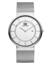 Danish Design Silver Color Mesh Band Stainless Steel Men's Watch