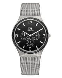 Danish Design Silver Color Mesh Band Titanium Men's Watch