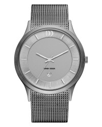 Danish Design Grey Color Mesh Band Stainless Steel Men's Watch