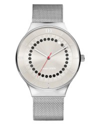 Danish Design Silver Color Mesh Band Stainless Steel Men's Watch