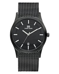 Danish Design Black Color Mesh Band Stainless Steel Men's Watch