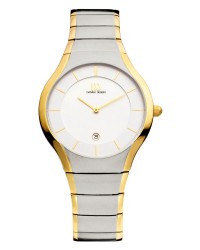 Danish Design Two Tone Silver & Gold Color Titanium Men's Watch