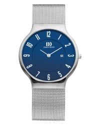 Danish Design Silver Color Mesh Band Stainless Steel Men's Watch