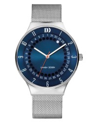 Danish Design Silver Color Mesh Band Stainless Steel Men's Watch