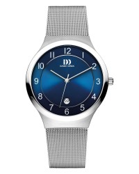 Danish Design Silver Color Mesh Band Stainless Steel Men's Watch