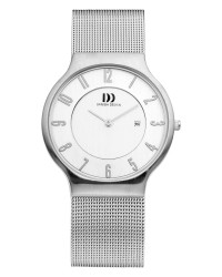 Danish Design Silver Color Mesh Band Stainless Steel Men's Watch