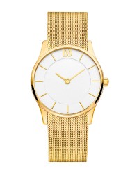 Danish Design Gold Color Mesh Band Stainless Steel Women's Watch
