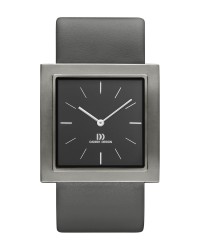 Danish Design Grey Leather Band Stainless Steel Women's Watch