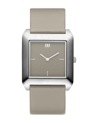 Danish Design Grey Leather Band Stainless Steel Women's Watch