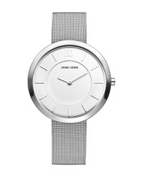 Danish Design Silver Color Mesh Band Stainless Steel Women's Watch