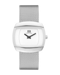 Danish Design Mesh Band Stainless Steel Women's Watch No Markers