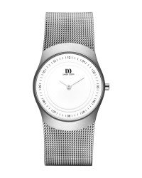 Danish Design Silver Color Mesh Band Stainless Steel Women's Watch