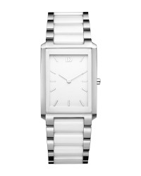 Danish Design White Stainless Steel & Ceramic Women's Watch