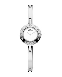 Danish Design Cubic Zirconia Bezel Steel Women's Watch No Markers