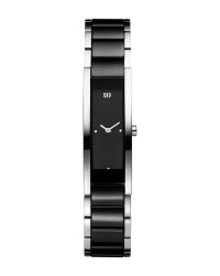 Danish Design Black & Silver Ceramic Women's Watch