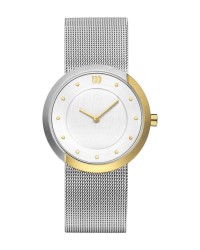 Danish Design Silver Color Mesh Band Stainless Steel Women's Watch