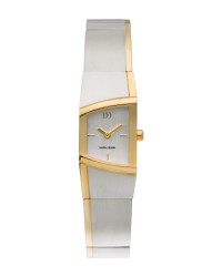 Danish Design Two Tone Silver & Gold Color Titanium Women's Watch