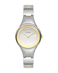 Danish Design Two Tone Titanium Women's Watch No Markers