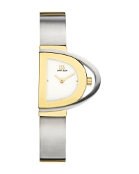 Danish Design Two Tone Silver & Gold Color Titanium Women's Watch