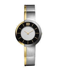 Danish Design Two Tone Silver & Gold Color Titanium Women's Watch