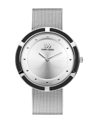 Danish Design Mesh Band Stainless Steel & Ceramic Women's Watch