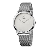 Calvin Klein Minimal Swiss Stainless Steel Mesh Men’s Watch