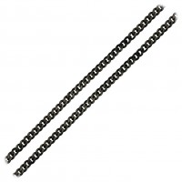 Inox Super Black Diamond Curb Polish Finished Chain