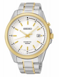 Seiko Two‑tone Kinetic Watch SKA680