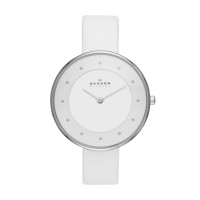 Skagen Gitte Stainless Steel Leather