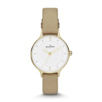 Skagen Anita Stainless Steel Leather