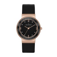 Skagen Leonora Ceramic Leather