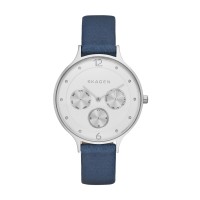 Skagen Anita Stainless Steel Leather