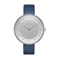 Skagen Gitte Stainless Steel Leather