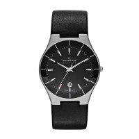 Skagen Tobias Black Leather