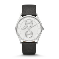 Skagen Holst Stainless Steel Leather