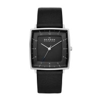 Skagen Strand Stainless Steel Leather