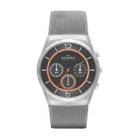 Skagen Melbye Titanium Stainless Steel Mesh