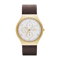 Skagen Grenen Stainless Steel Leather